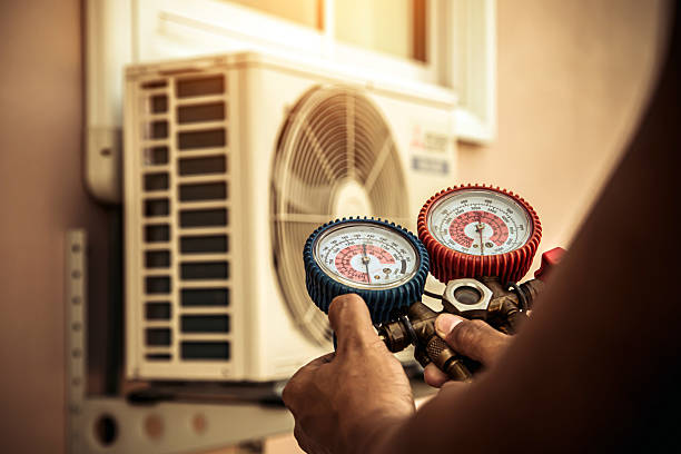 Professional Hvac technician working in Coatesville, PA